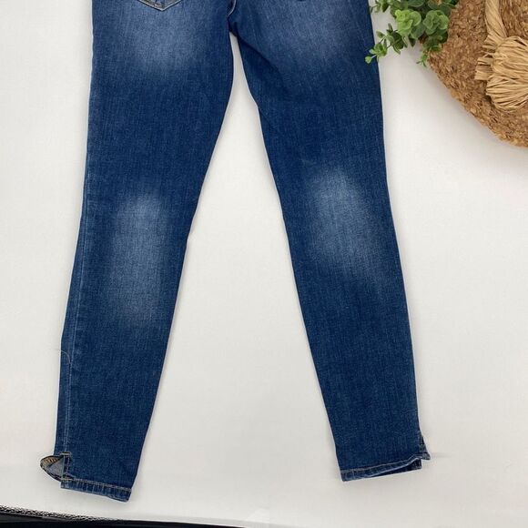 Mossimo Mid-Rise Jegging with Paint Splatter ankle Slit Detail 0/25 - Picture 9 of 11